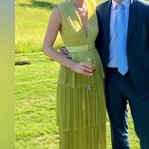 Sabina Musayev Skylar Metallic Gown